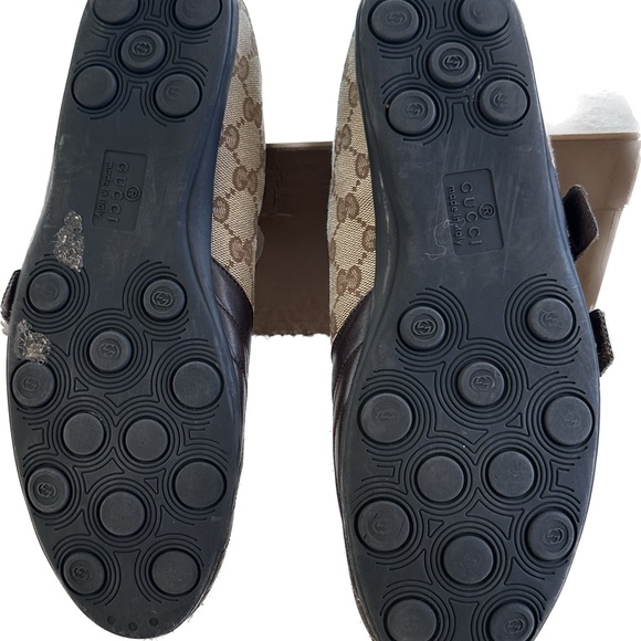 Gucci Vintage Sneakers Chaussures 10.5G - Picture 2 of 5